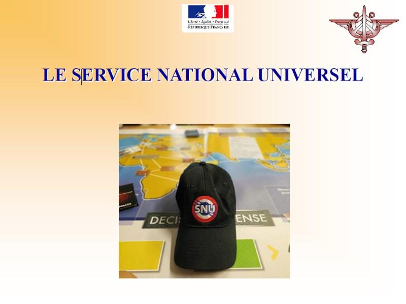 Personnel temporaire d'encadrement SNU