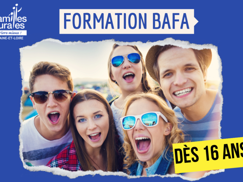 se former au BAFA avec familles rurales