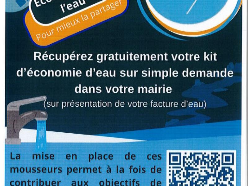 Economisons l'eau