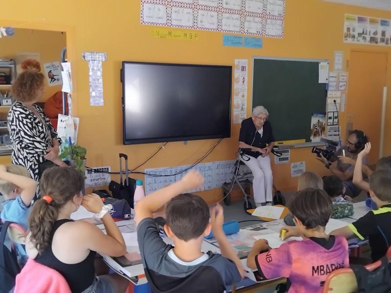 visite de mme Odette Blanchet Bergoffen